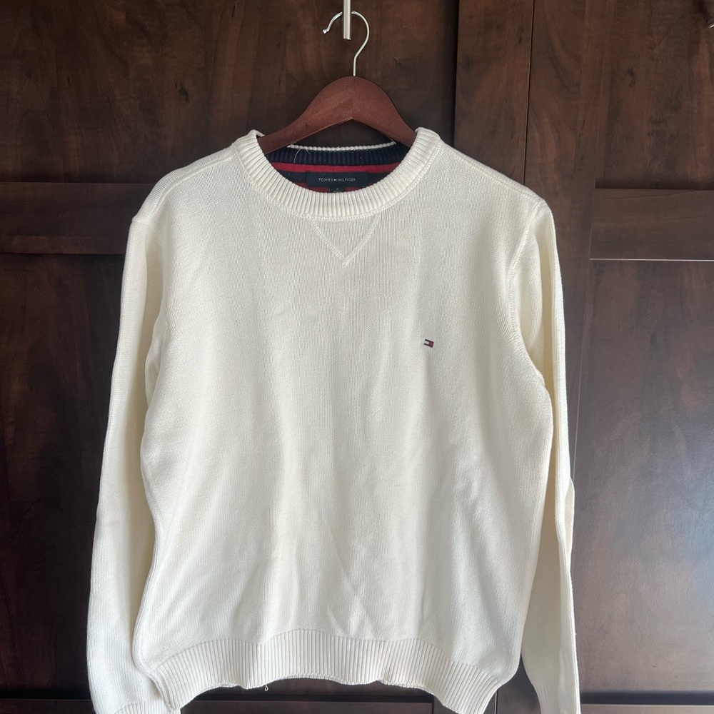 Men's White Sweater